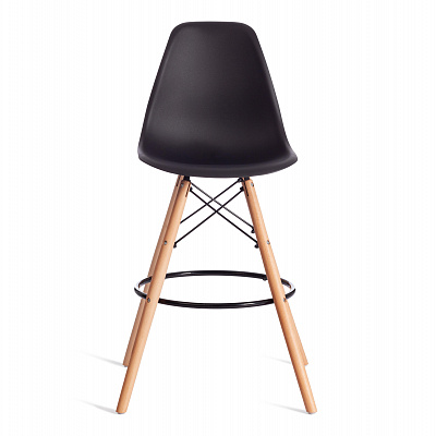Стул барный Cindy / Синди Bar Chair (mod. 80-1) Черный / Натуральный