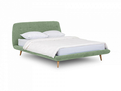Кровать с мягким изголовьем Loa 160x200